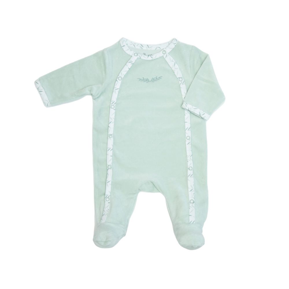 Domiva - Pyjama velours VERT Domiva
