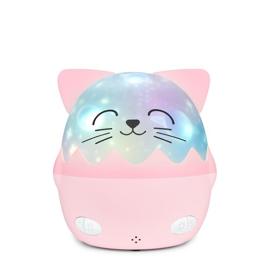 Bigben kids Veilleuse musicale sans fil avec projection Chat rose  Bigben kids Veilleuse musicale sans fil avec projection Chat rose