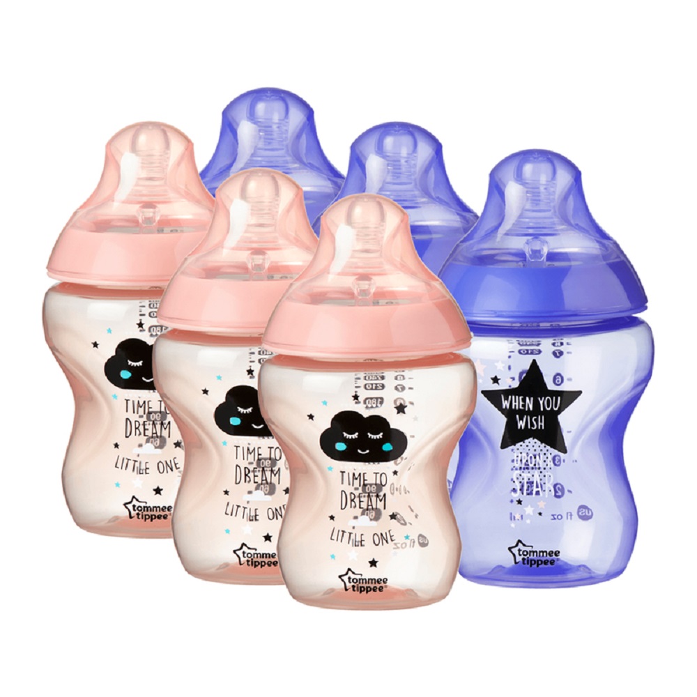 Biberon Closer to Nature x 6 ROSE Tommee Tippee
