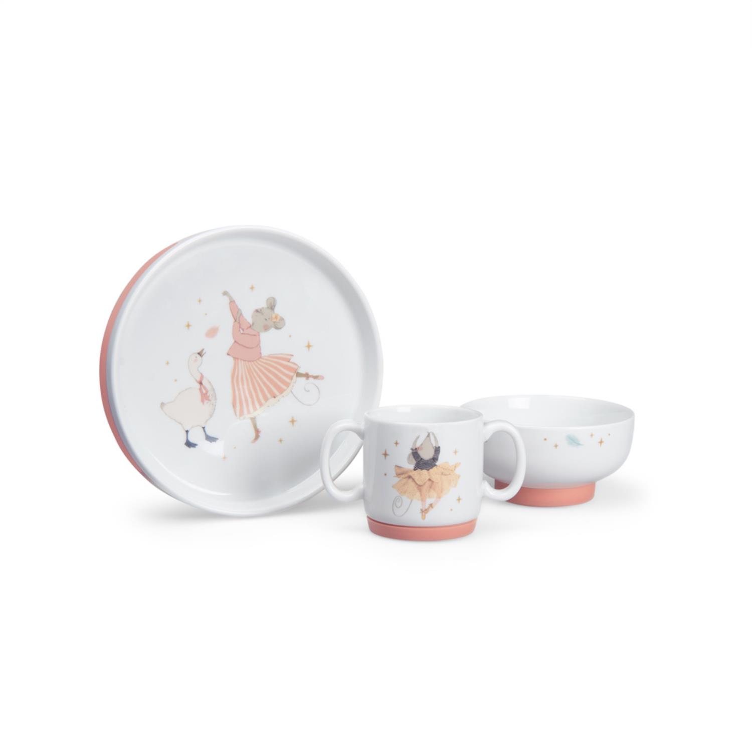 Set vaisselle La petite école de danse MULTICOLORE Moulin Roty