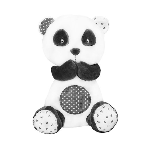 Sauthon Doudou Chao Chao Blanc - Noir  Sauthon Doudou Chao Chao Blanc - Noir