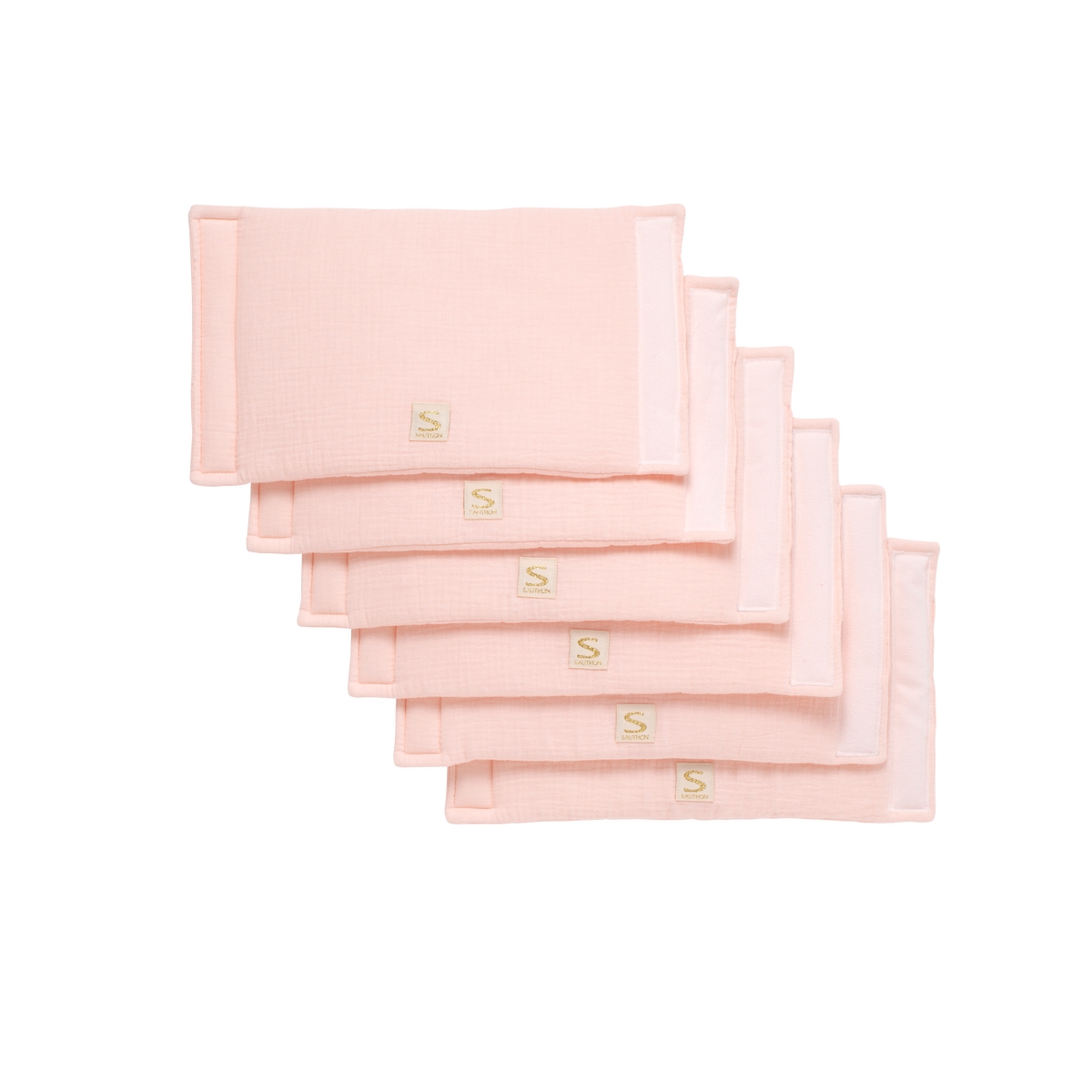 Sauthon - 8 Protections de barreaux Uni Petale ROSE Sauthon