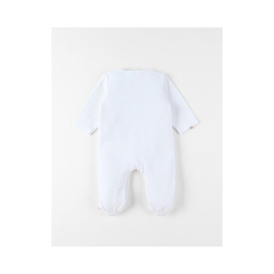 Noukie's Pyjama bébé en velours Sweet elephant Blanc  Noukie's Pyjama bébé en velours Sweet elephant Blanc