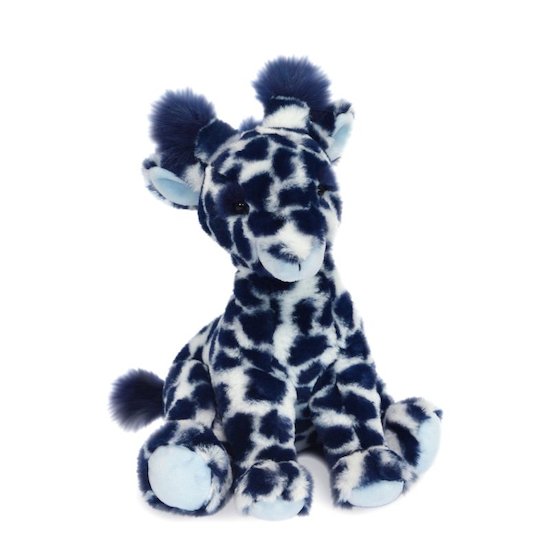 Histoire d'Ours Peluche LISI la GIRAFE Bleu 30 cm