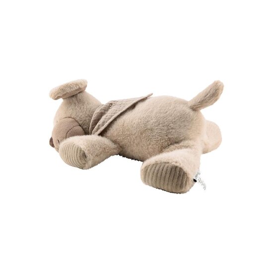 Sterntaler Peluche bruits du coeur Chien Lucky Gris-Beige 