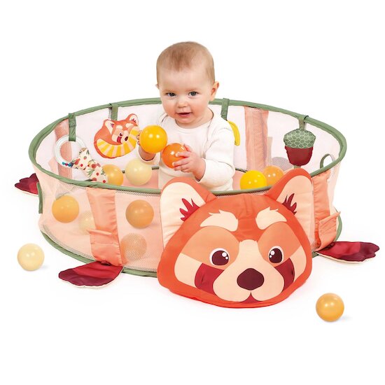 Ludi Tapis et Aire de Jeu Panda Roux Multicolore 