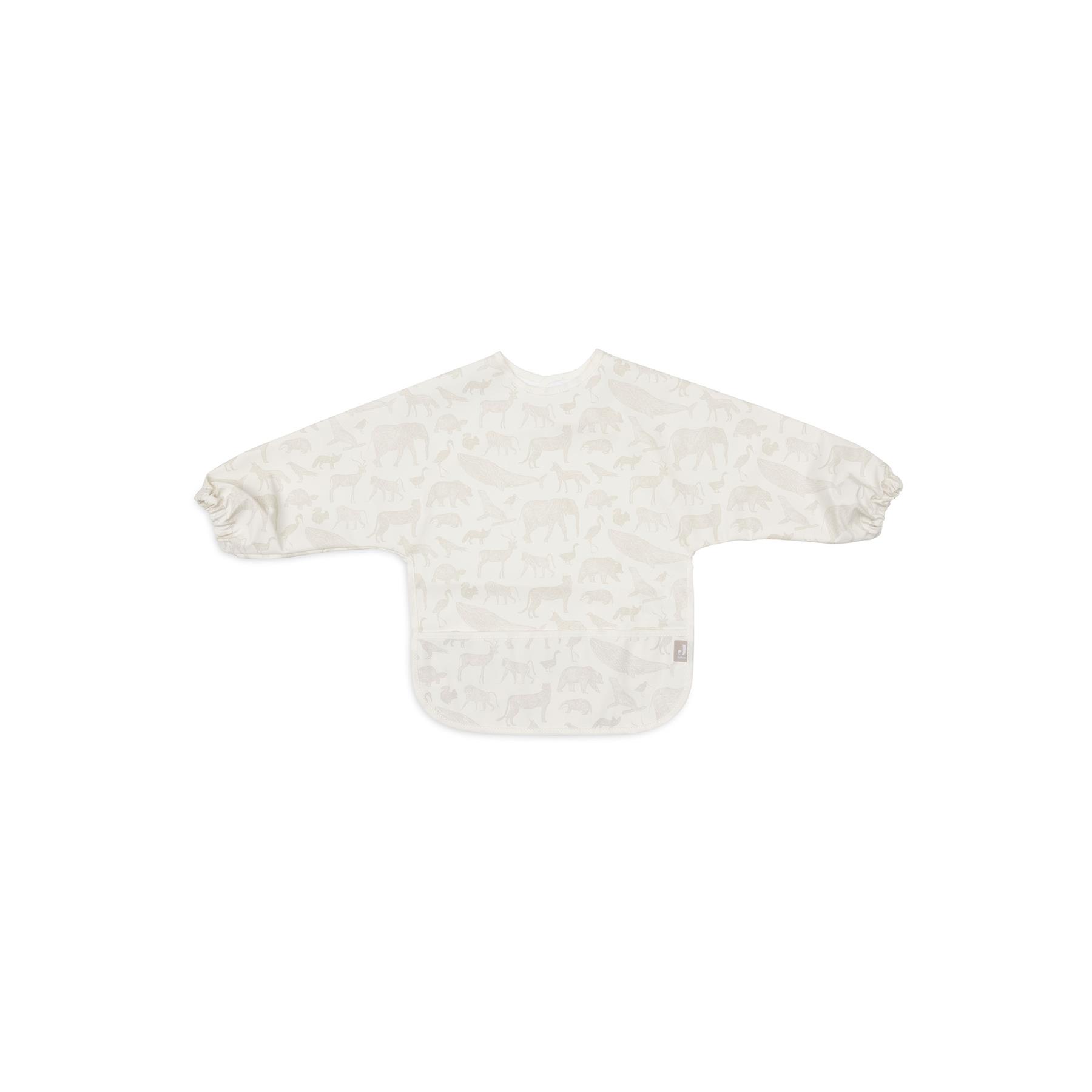Jollein - Bavoir à manches imperméable Animals BEIGE Jollein