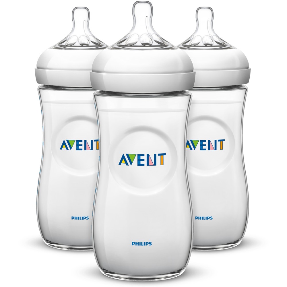 Lot de 2 Biberons Natural 3.0 330 ml de Philips AVENT, Biberons PP  (polypropylène) : Aubert