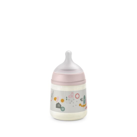 Suavinex Biberon silicone Walk in the park Rose 150 ml Suavinex Biberon silicone Walk in the park Rose 150 ml
