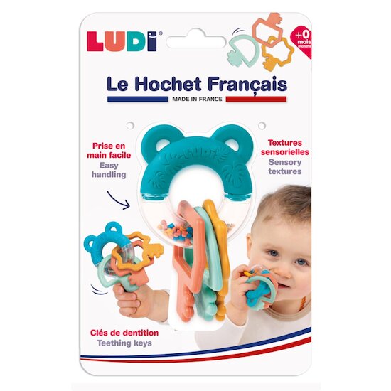 Ludi Le hochet français Multicolore  Ludi Le hochet français Multicolore