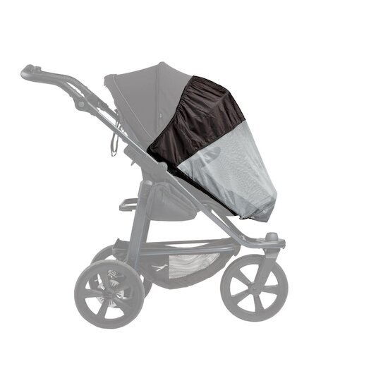 TFK Paresoleil pour poussette TFK en version combinée Noir  TFK Paresoleil pour poussette TFK en version combinée Noir