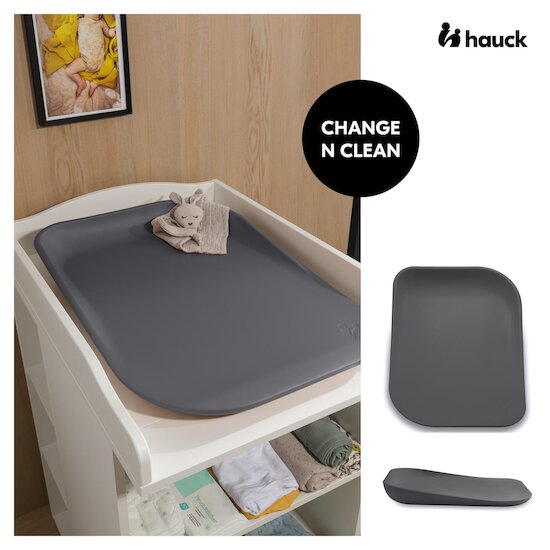 Hauck Matelas à langer Change N Clean Anthracite  Hauck Matelas à langer Change N Clean Anthracite