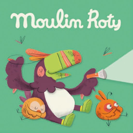 Moulin Roty Boîte de 3 disques pour lampe à histoires Dans la jungle   