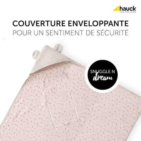 Hauck Couverture Bébé enveloppante Snuggle N Dream Beige Bloom 0-48 mois Hauck Couverture Bébé enveloppante Snuggle N Dream Beige Bloom 0-48 mois