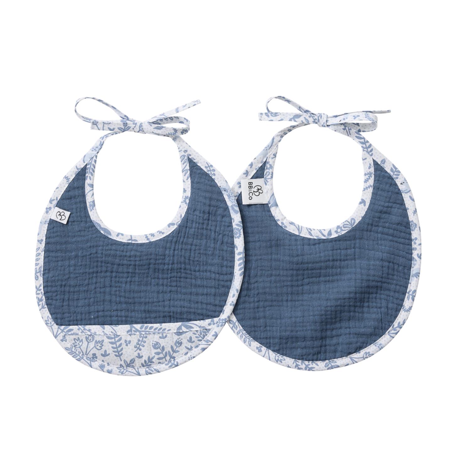 Lot de 2 bavoirs naissance MULTICOLORE BB&Co