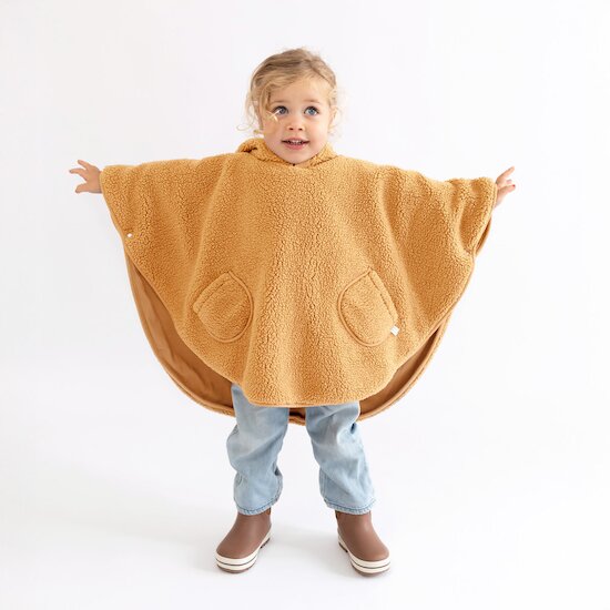 Bemini Poncho teddy outside Ocre 31 9-36 mois Bemini Poncho teddy outside Ocre 31 9-36 mois