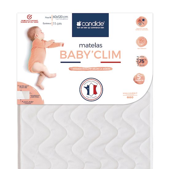 Candide Matelas Baby Clim  