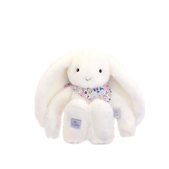 Doudou & Compagnie Doudou Lapin Fleurette Blanc  Doudou & Compagnie Doudou Lapin Fleurette Blanc
