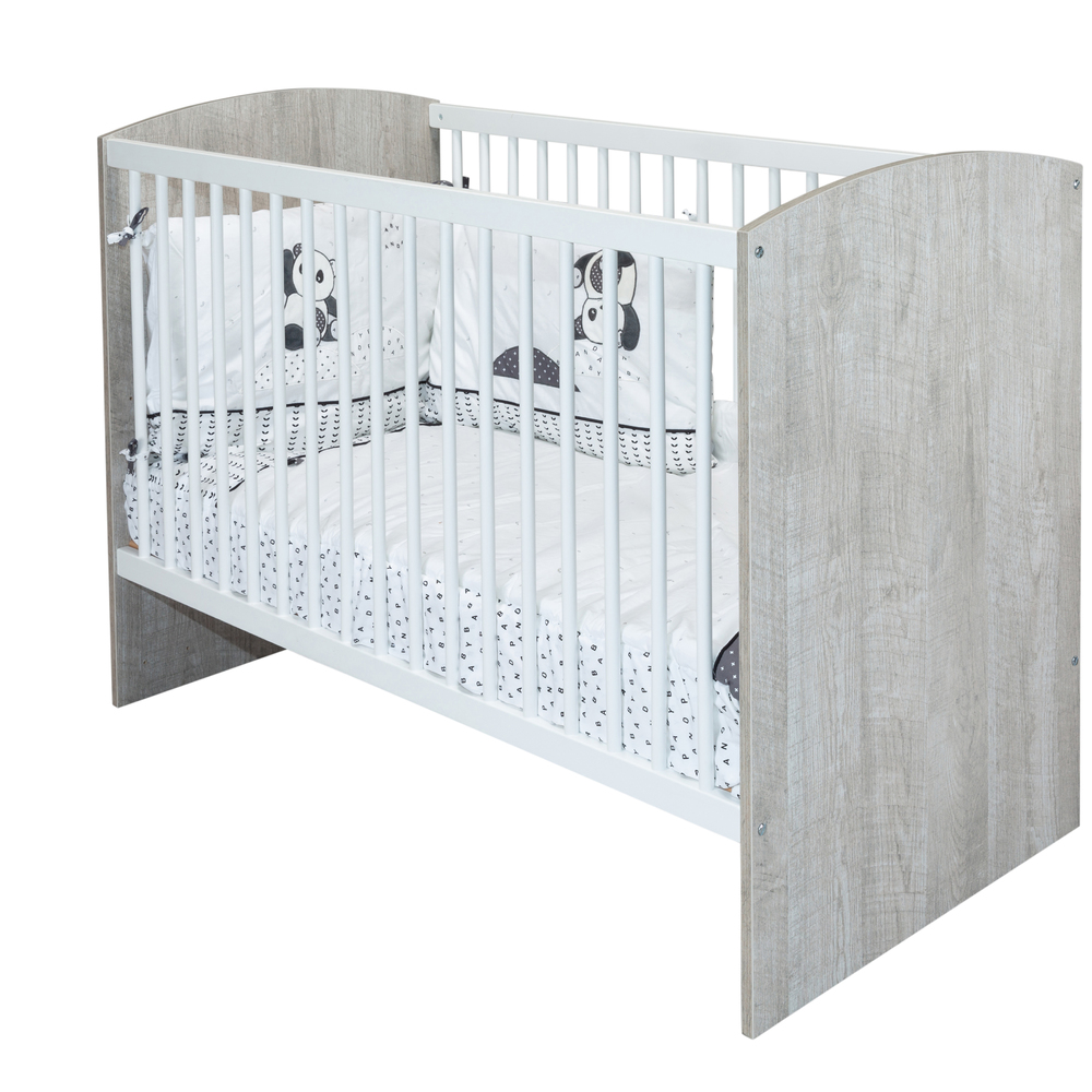 Lit bébé mael GRIS Sauthon