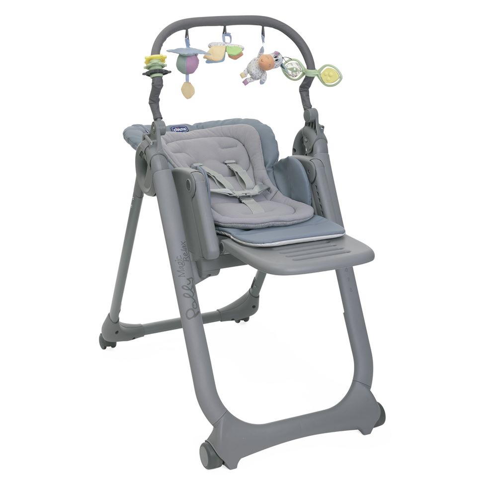 Chaise haute Polly Magic Relax 4 roues, Chicco de Chicco