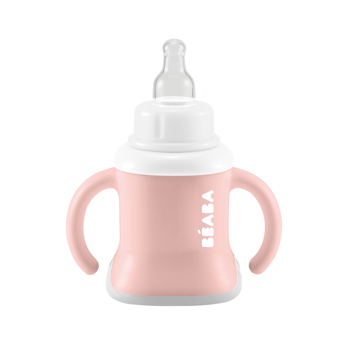 Beaba - Tasse evoluclip 3 en 1 ROSE Béaba