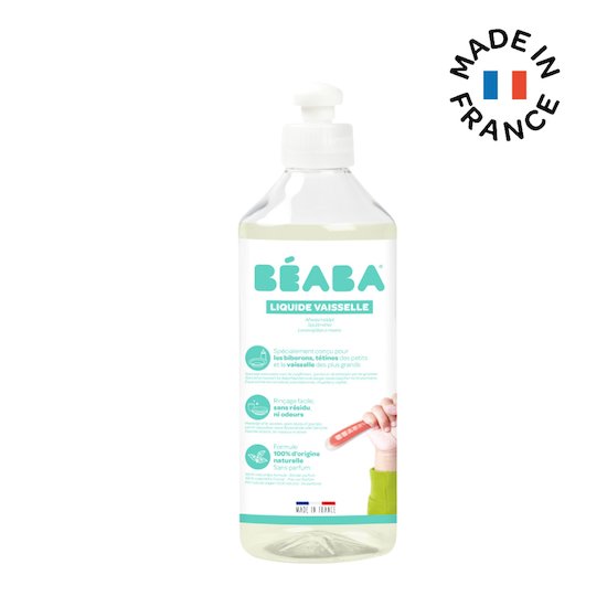 Béaba Liquide vaisselle sans parfum  500 ml Béaba Liquide vaisselle sans parfum  500 ml