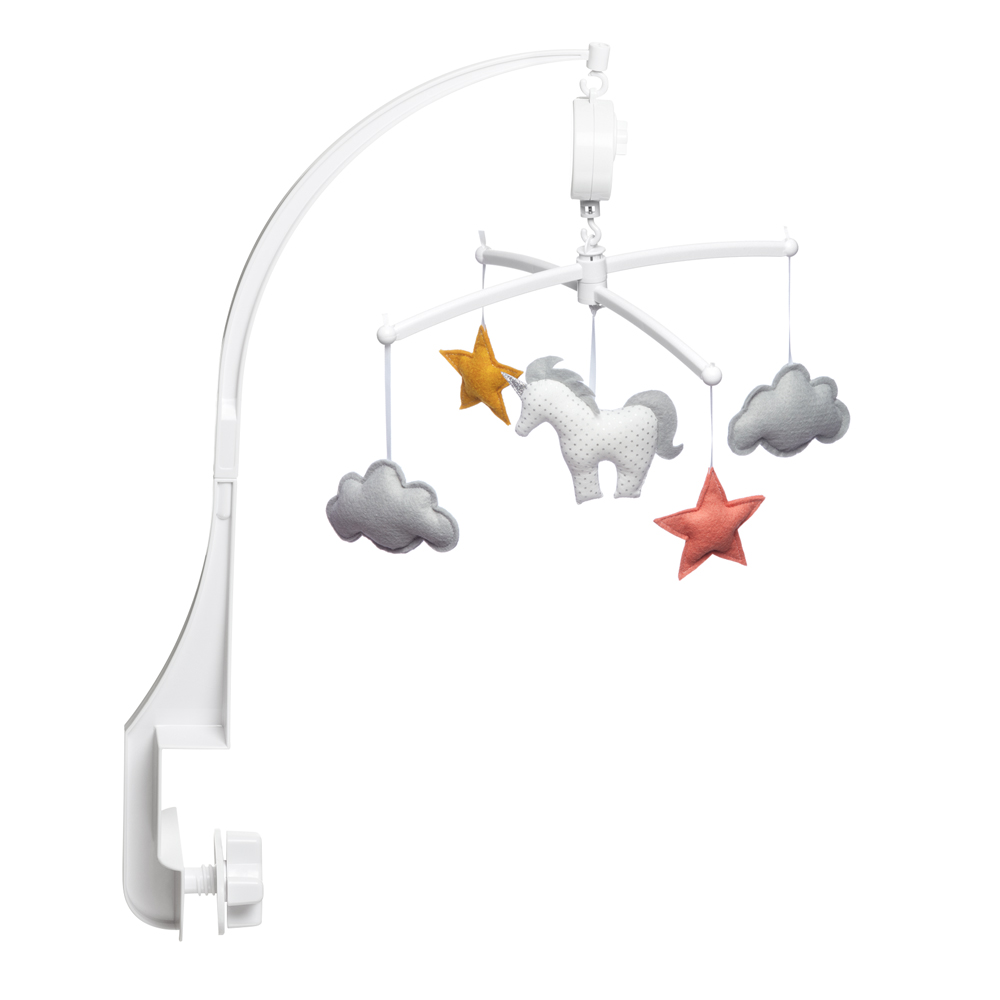 Mobile Musical Licorne MULTICOLORE Pouce et Lina
