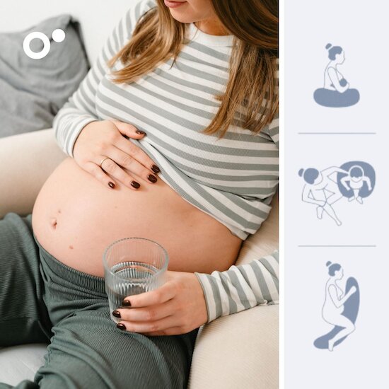 Doomoo Coussin de maternité buddy Corduroy Sand  Doomoo Coussin de maternité buddy Corduroy Sand