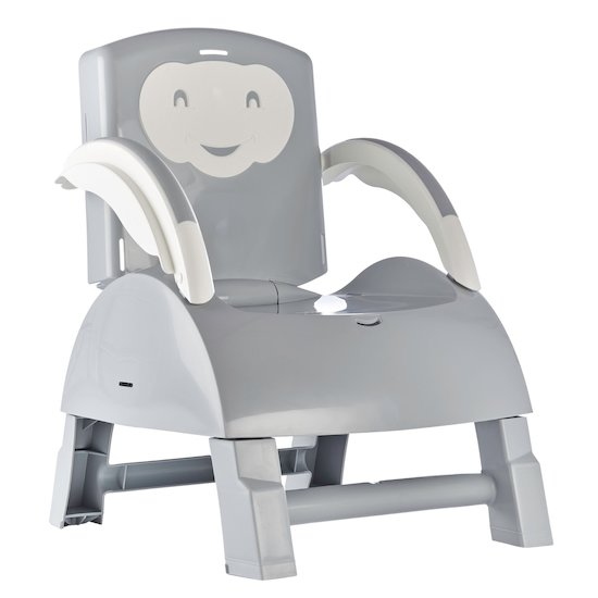 Thermobaby Réhausseur de chaise 2 en 1 Gris Charme  Thermobaby Réhausseur de chaise 2 en 1 Gris Charme