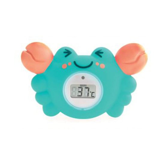 Tigex Thermomètre de bain digital crabe Turquoise Naissance Tigex Thermomètre de bain digital crabe Turquoise Naissance
