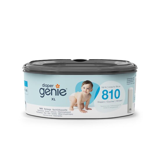 Diaper Genie 1 recharge octogonale pour poubelle XL Bleue  Diaper Genie 1 recharge octogonale pour poubelle XL Bleue