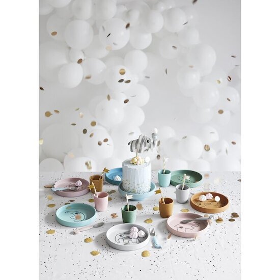 Done by Deer Assiette silicone Croco Vert Ø 18xH 2,5 cm Done by Deer Assiette silicone Croco Vert Ø 18xH 2,5 cm