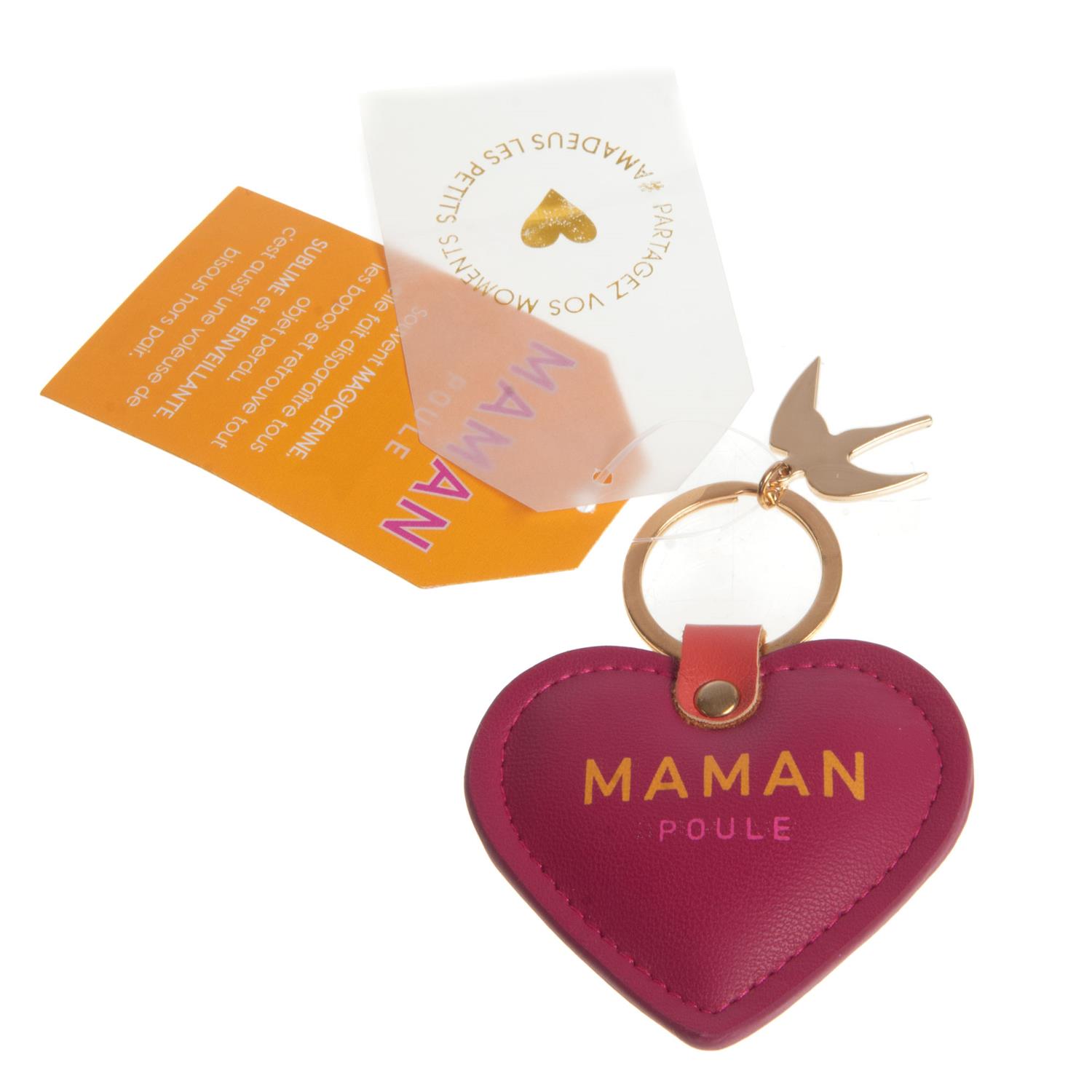 Porte Clés Maman Sunny ROUGE Amadeus