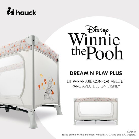 Hauck Lit parapluie et parc Dream N Play Plus Beige  Hauck Lit parapluie et parc Dream N Play Plus Beige