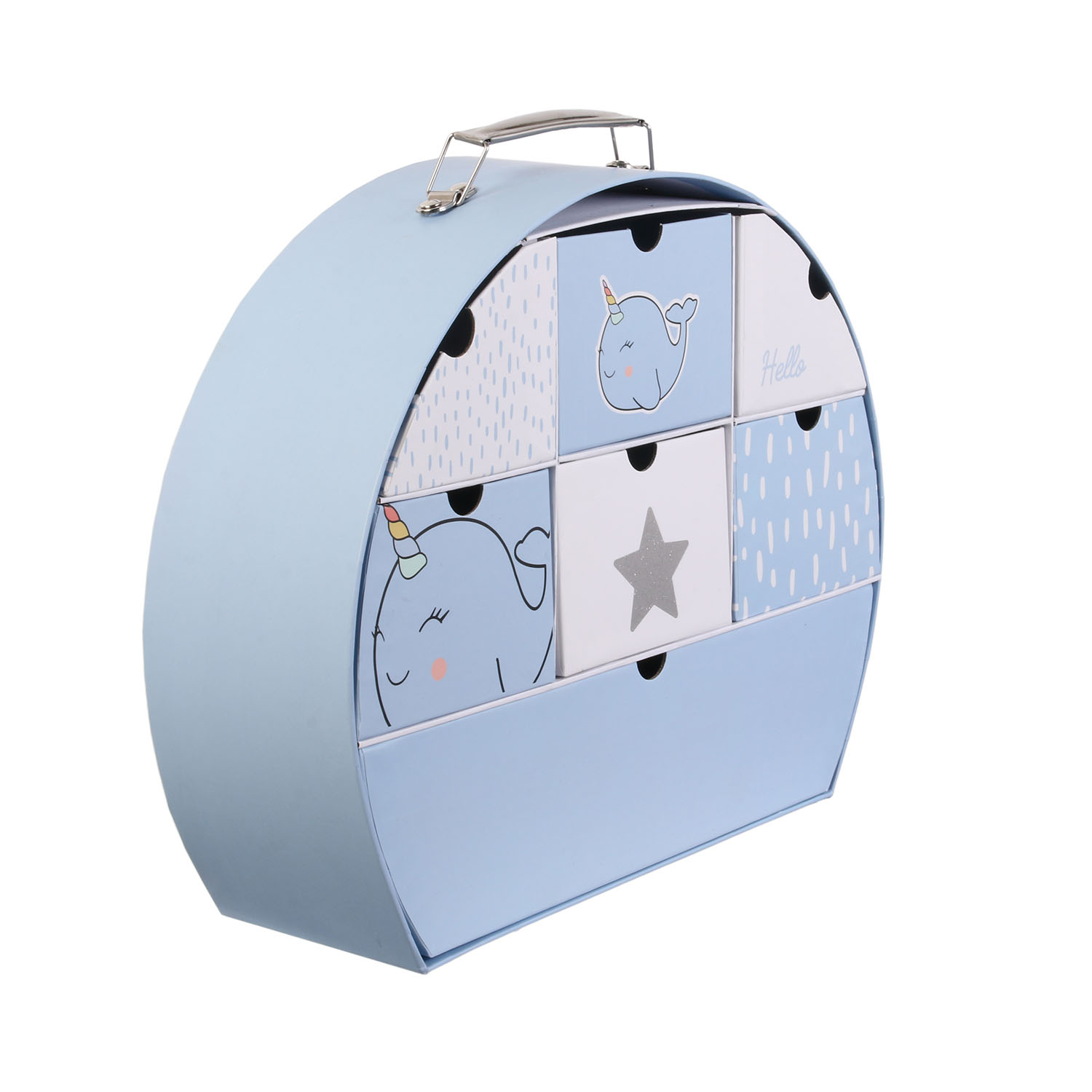 Valisette Souvenir BLEU Hello Kids