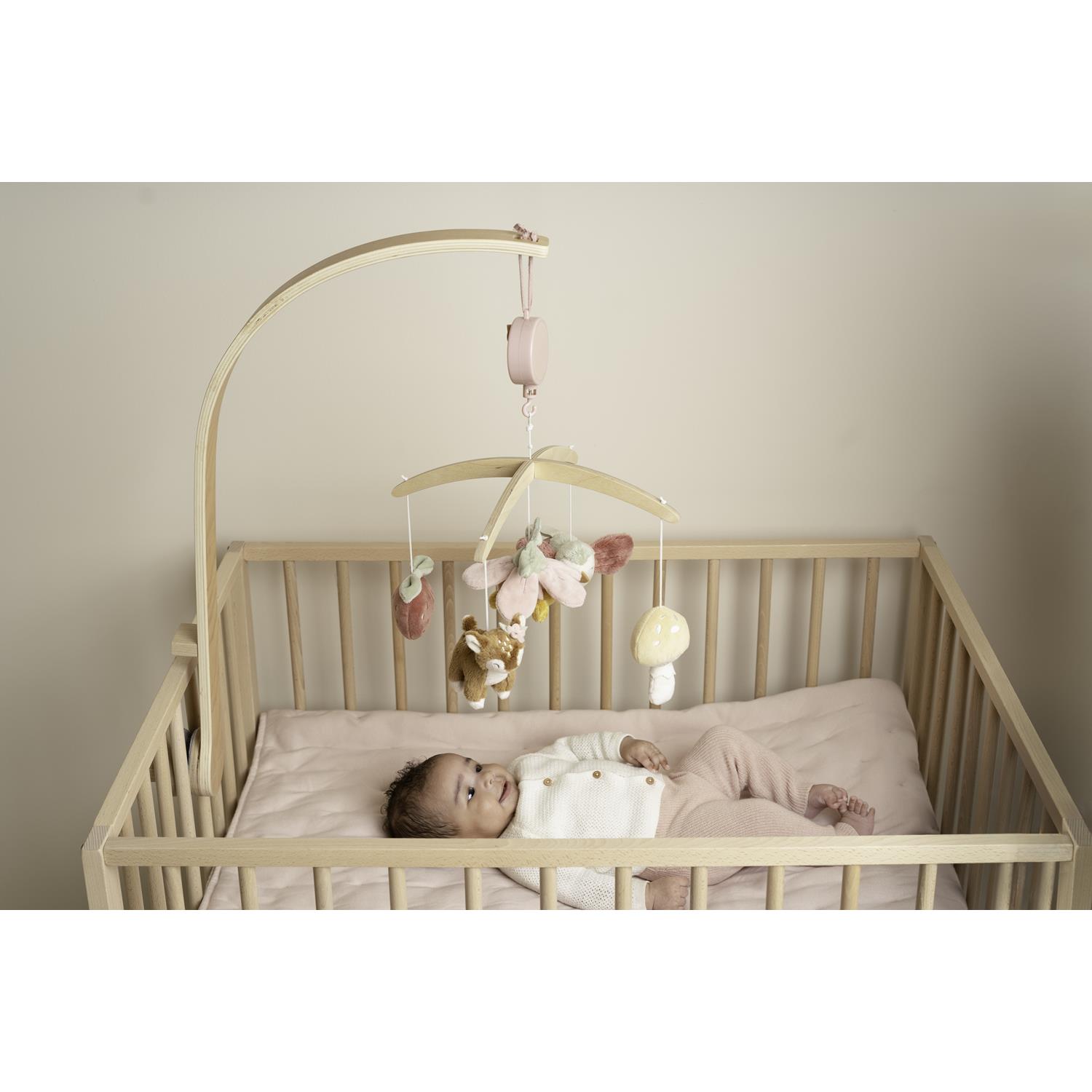 Mobile musical en bois FSC MULTICOLORE Little Dutch