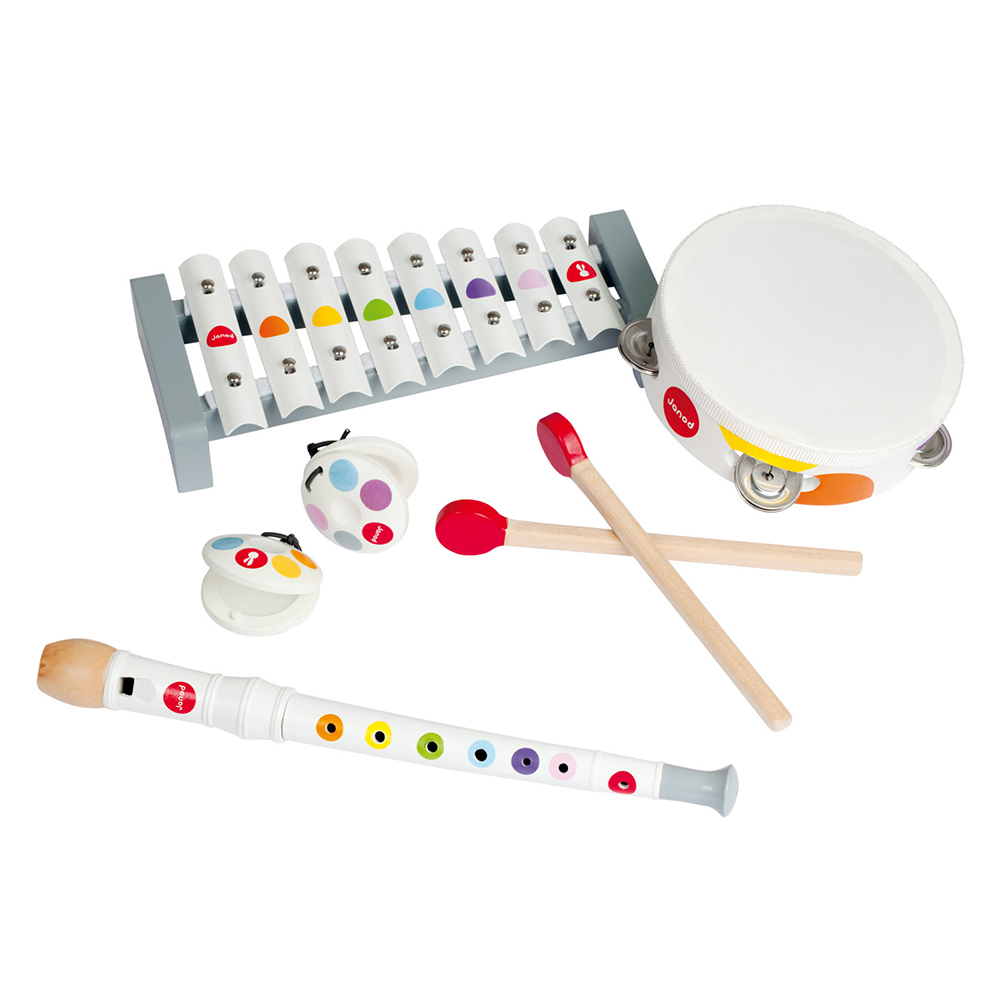 Set musical confetti BLANC Janod