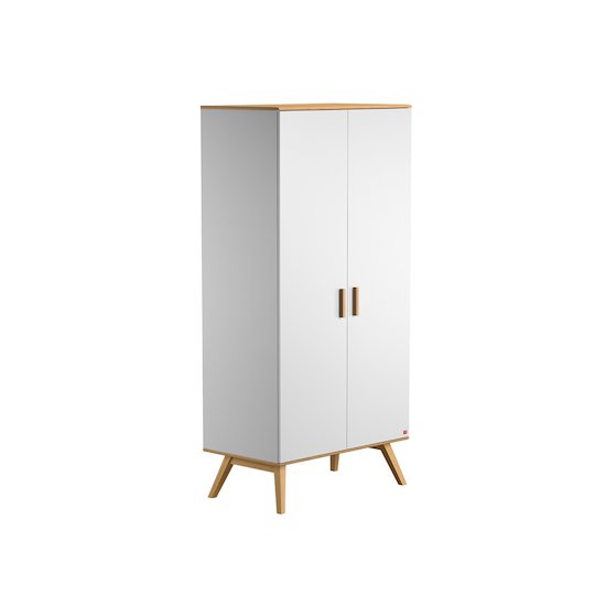 Vox Armoire 2-portes Nautis Blanc/Bois 