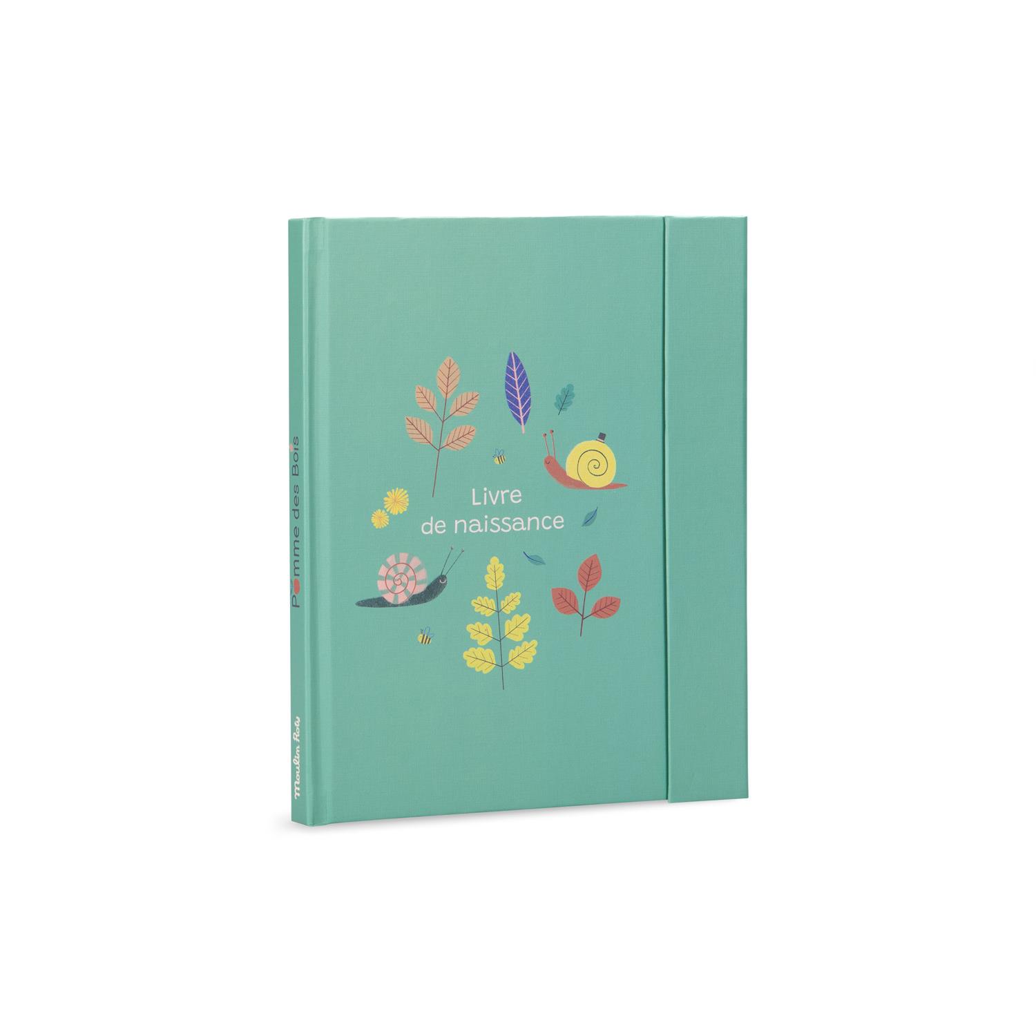 MOULIN ROTY - Livre de naissance VERT Moulin Roty