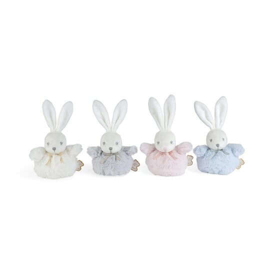Kaloo Pompons Mini lapins doux  Crème/bleu/gris/rose  Kaloo Pompons Mini lapins doux  Crème/bleu/gris/rose