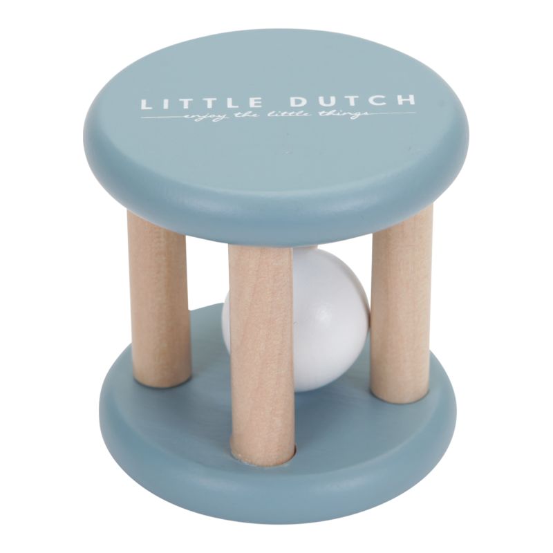 LITTLE DUTCH - Hochet roulant en bois MULTICOLORE Little Dutch