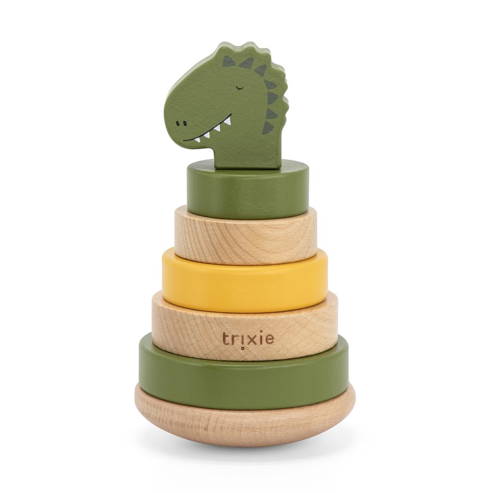 TRIXIE - Tour à empiler en bois VERT Trixie