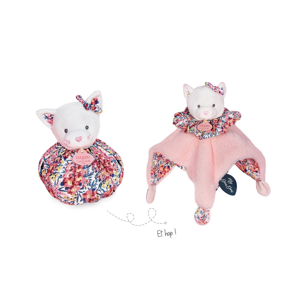Doudou & Compagnie - Doudou boule ROSE Doudou & Compagnie