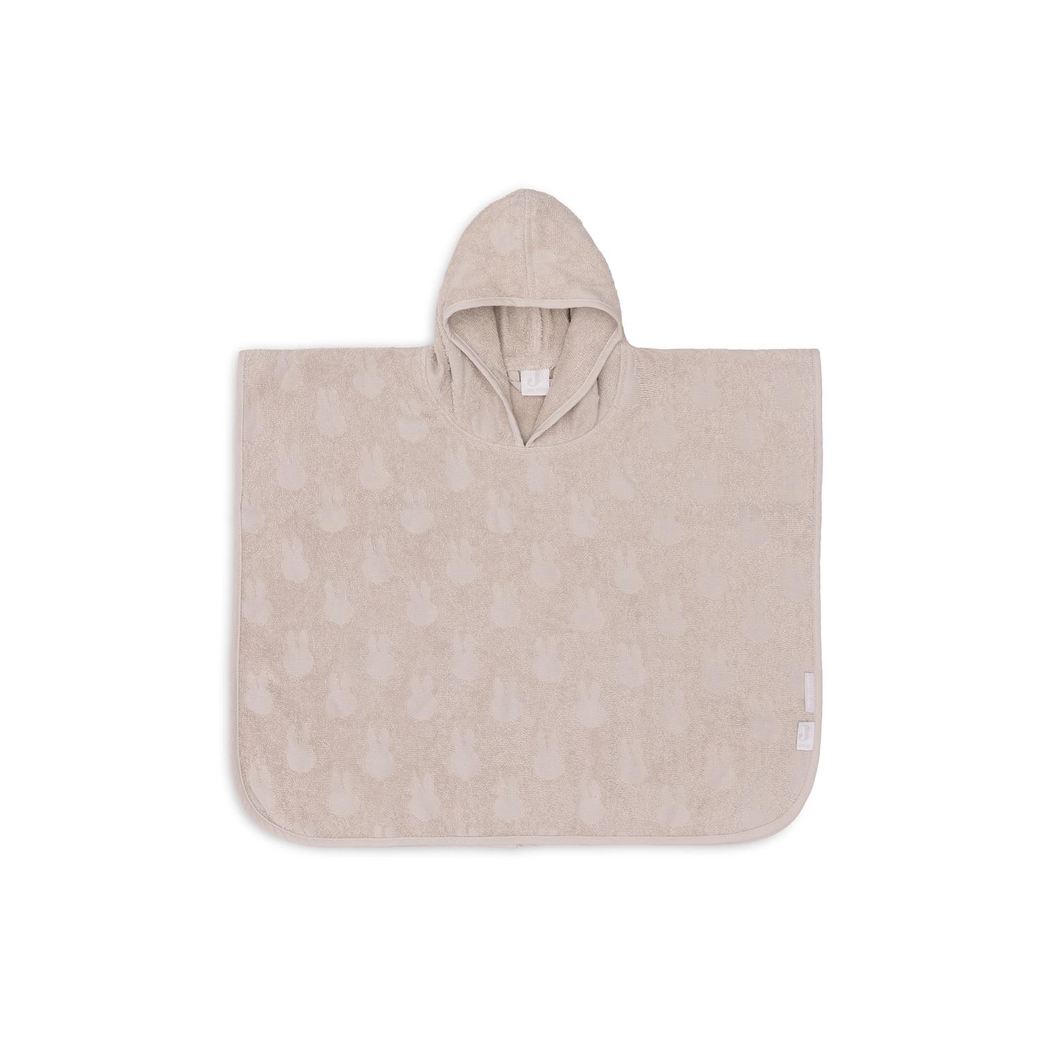 Poncho de bain éponge Miffy Jacquard BEIGE Jollein