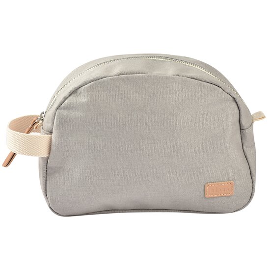 Béaba Trousse de toilette canvas gris perle  Béaba Trousse de toilette canvas gris perle