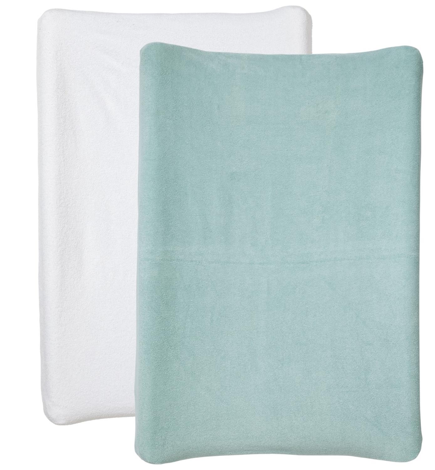 Lot de 2 housses matelas à langer MULTICOLORE BabyCalin