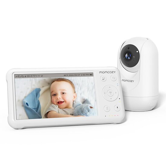Momcozy Baby Monitor vidéo Blanc 5 pouces Momcozy Baby Monitor vidéo Blanc 5 pouces