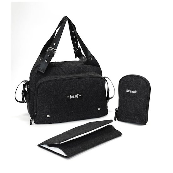 Baby on board SAC A LANGER TITOU NOIR CHINE   Baby on board SAC A LANGER TITOU NOIR CHINE