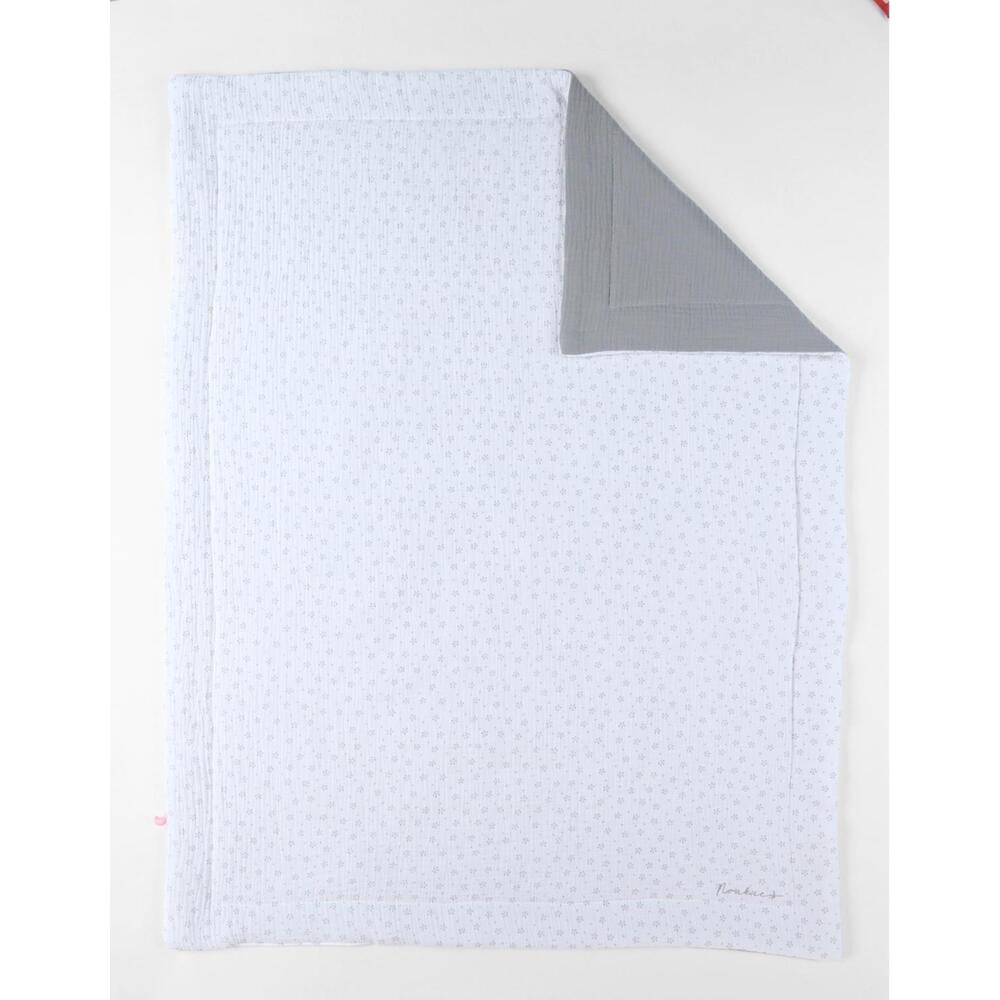 Couverture mousseline M&m25 BLANC Noukie's