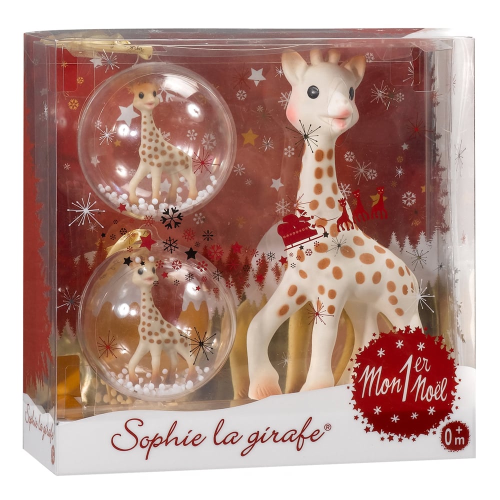 Coffret Mon 1ER Noël BLANC Sophie la girafe